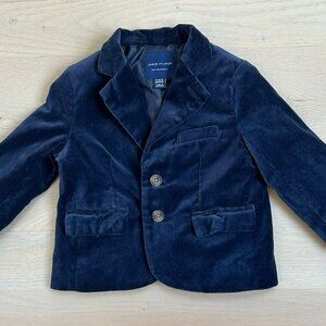 Like New The Velvet Party Blazer Baby's / Boys Dark Marine Color - Size 12-18 M